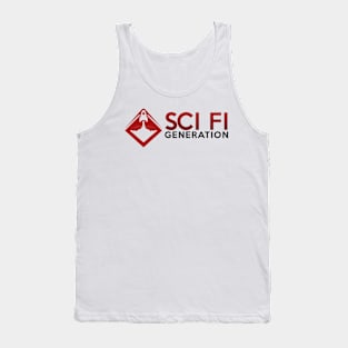 Sci Fi Generation rocket logo Tank Top